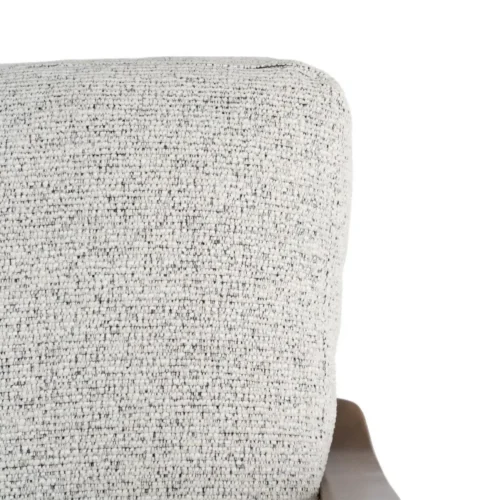 Fauteuil chiné blanc-gris Ixia 72 cm — vue 3