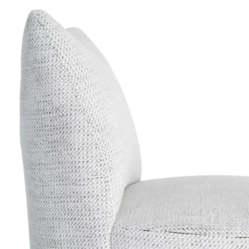 Fauteuil chiné blanc-noir Ixia 61 cm — vue 2