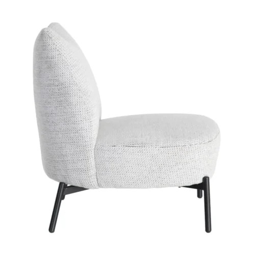 Fauteuil chiné blanc-noir Ixia 61 cm — vue 4