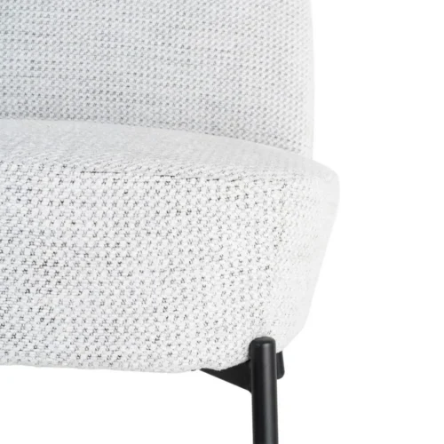 Fauteuil chiné blanc-noir Ixia 61 cm — vue 5