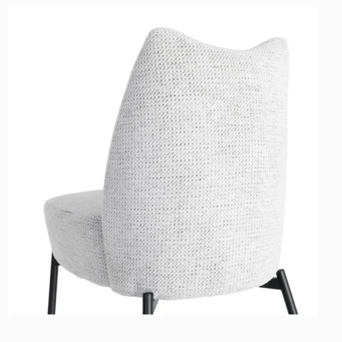 Fauteuil chiné blanc-noir Ixia 61 cm — vue 9