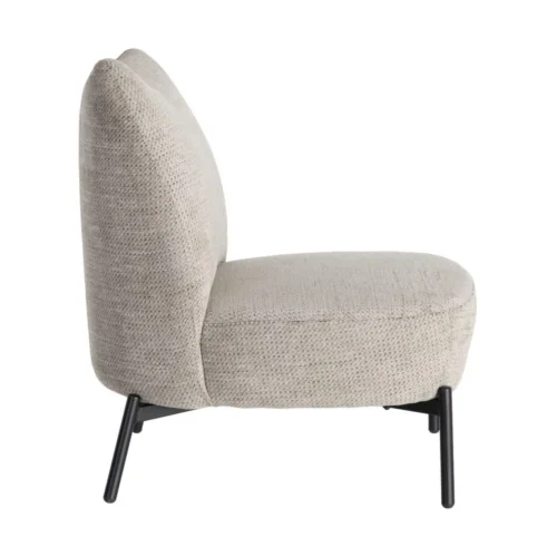 Fauteuil chiné crème Ixia 61 cm — vue 4