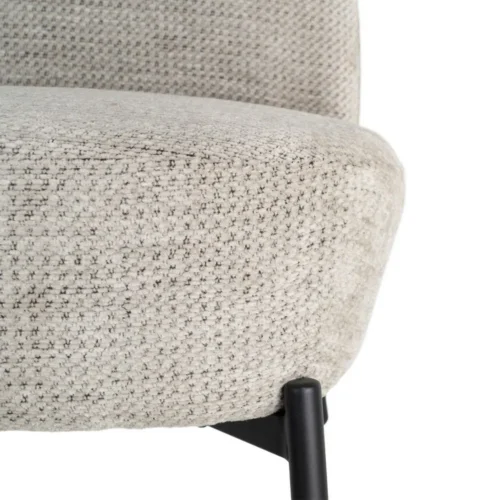 Fauteuil chiné crème Ixia 61 cm — vue 5