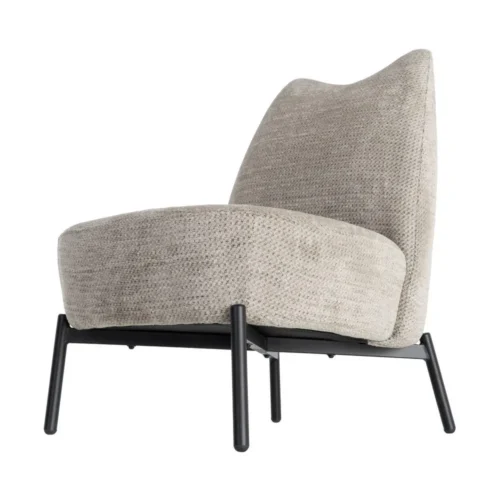 Fauteuil chiné crème Ixia 61 cm — vue 8
