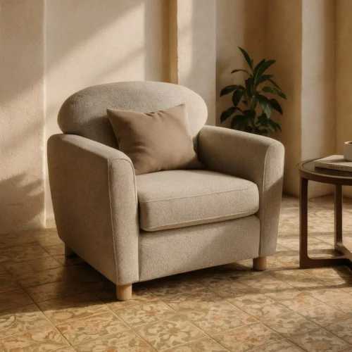 Fauteuil chiné Ixia 81 cm
