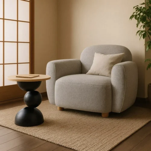 Fauteuil chiné Ixia 90 cm