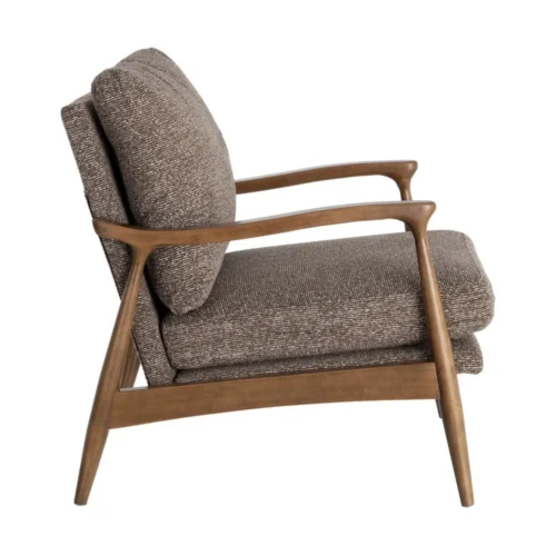 Fauteuil chiné marron Ixia 72 cm — vue 4