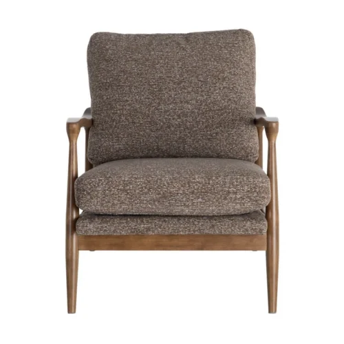 Fauteuil chiné marron Ixia 72 cm — vue 6