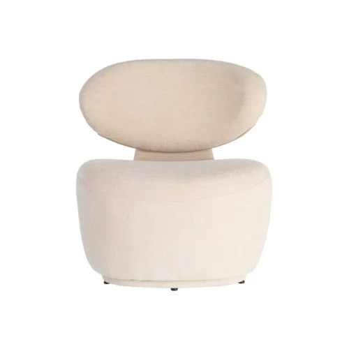 Fauteuil crème tissu Ixia 77 cm — vue 10
