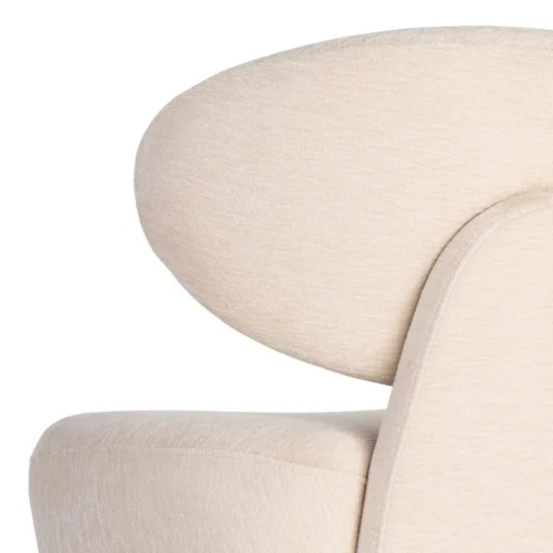 Fauteuil crème tissu Ixia 77 cm — vue 3