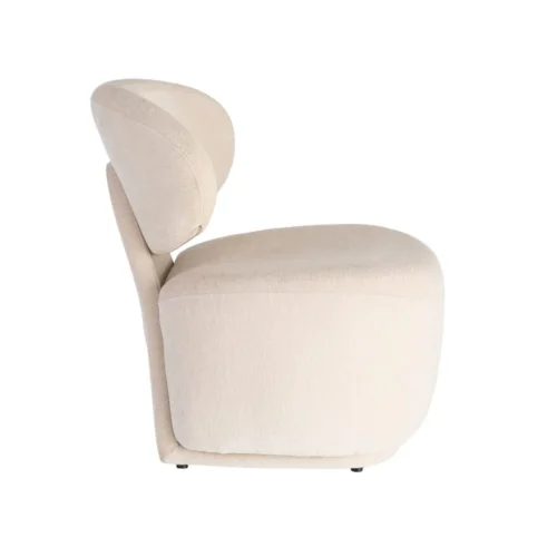 Fauteuil crème tissu Ixia 77 cm — vue 8