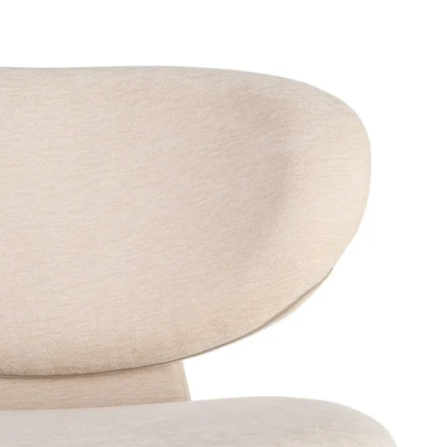 Fauteuil crème tissu Ixia 77 cm — vue 9