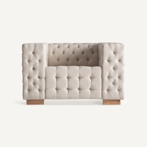 Fauteuil Genhof beige Vical Home — vue 2