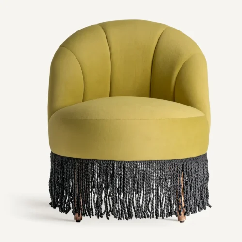 Fauteuil Glace velours pistache Vical Home — vue 2