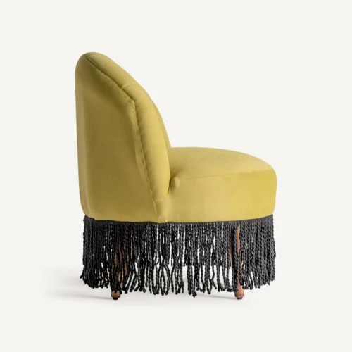 Fauteuil Glace velours pistache Vical Home — vue 3