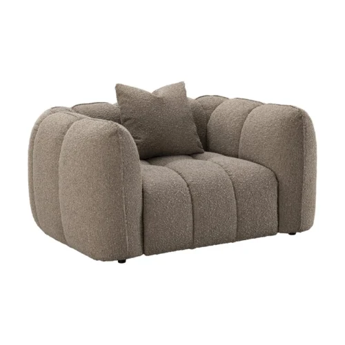 Fauteuil Hogan mocca chunky ignifugé Richmond Interiors