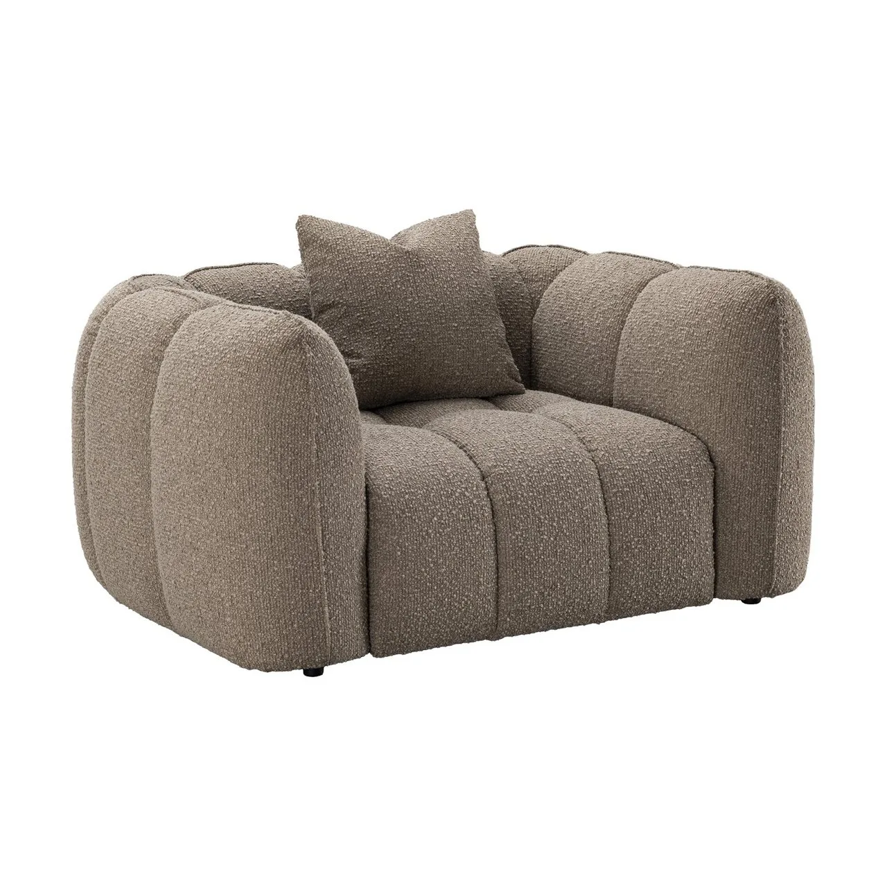 Fauteuil Hogan mocca chunky ignifugé Richmond Interiors