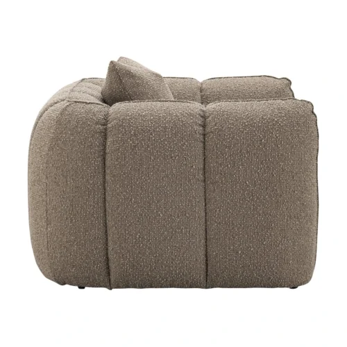 Fauteuil Hogan mocca chunky ignifugé Richmond Interiors — vue 4