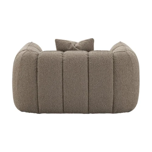 Fauteuil Hogan mocca chunky ignifugé Richmond Interiors — vue 5