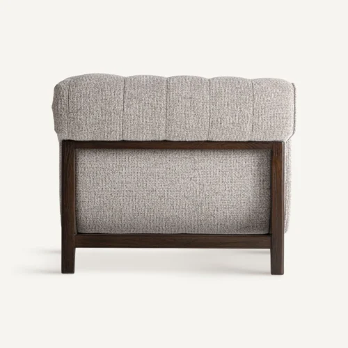 Fauteuil Ipswich frêne marron et gris Vical Home — vue 3