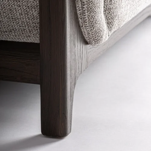 Fauteuil Ipswich frêne marron et gris Vical Home — vue 8