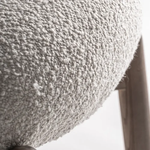 Fauteuil Jacquard orme clair et beige 98 cm Vical Home — vue 6