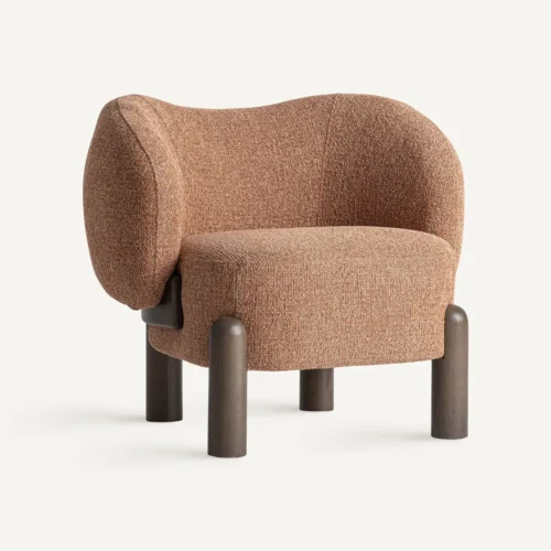 Fauteuil Janvi terracotta Vical Home