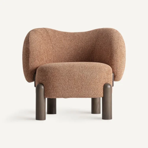 Fauteuil Janvi terracotta Vical Home — vue 2