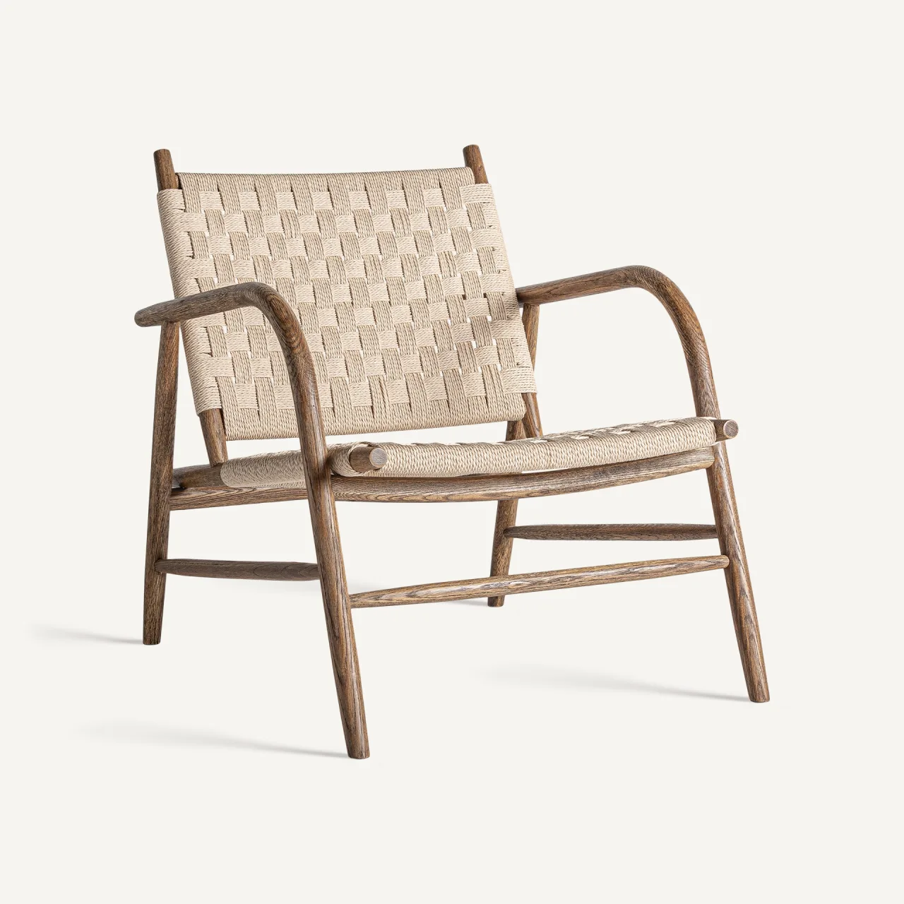 Fauteuil Larreule chêne et corde Vical Home