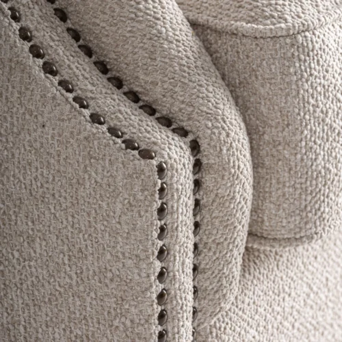 Fauteuil Leiston frêne marron et crème Vical Home — vue 6