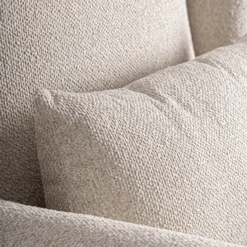Fauteuil Leiston frêne marron et crème Vical Home — vue 7