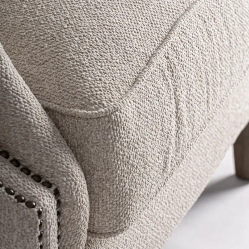 Fauteuil Leiston frêne marron et crème Vical Home — vue 8