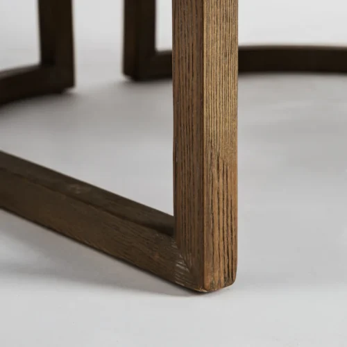 Fauteuil Leiwen frêne marron et beige Vical Home — vue 9
