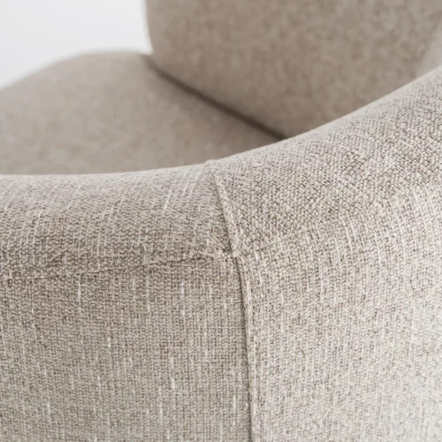 Fauteuil Leutasch frêne naturel et taupe Vical Home — vue 9