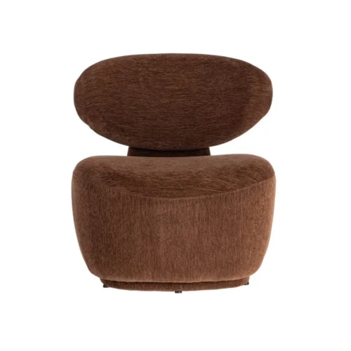 Fauteuil marron tissu Ixia 77 cm — vue 10