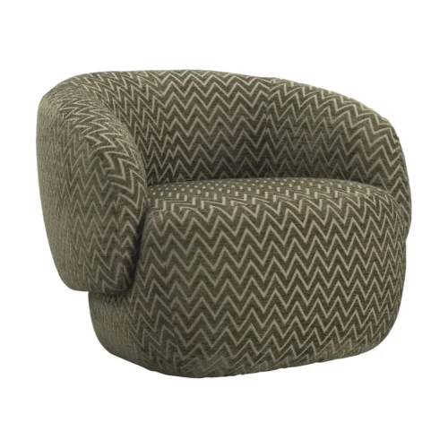 Fauteuil Milano moss chevron Richmond Interiors