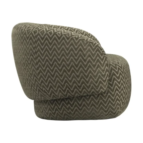 Fauteuil Milano moss chevron Richmond Interiors — vue 4