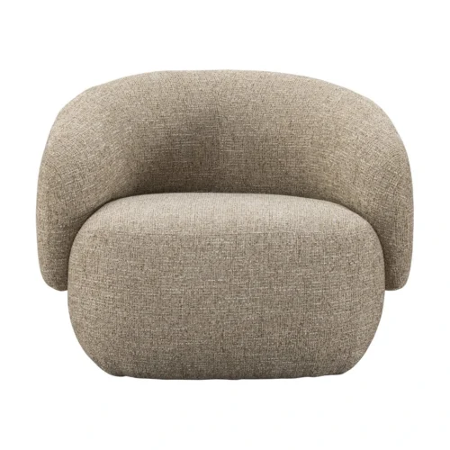Fauteuil Milano sand tweed ignifugé Richmond Interiors — vue 3