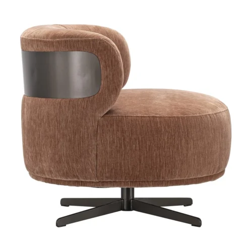 Fauteuil pivotant Lauren be straight mocha mousse Richmond Interiors — vue 4