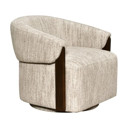 Fauteuil pivotant Marina natural softweave ignifugé Richmond Interiors