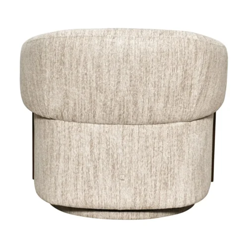 Fauteuil pivotant Marina natural softweave ignifugé Richmond Interiors — vue 5