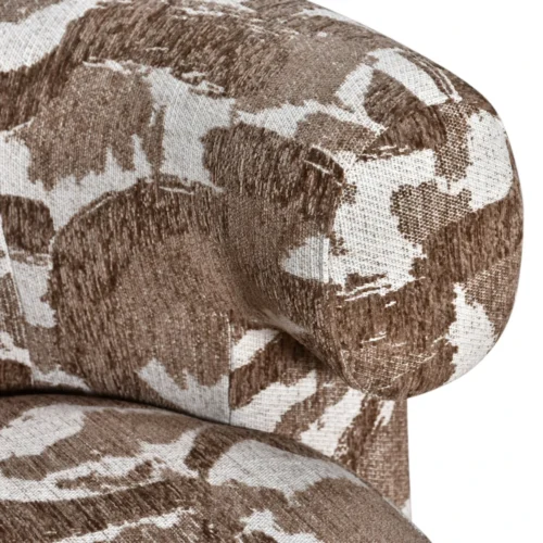Fauteuil pivotant Talley marron nature Richmond Interiors — vue 6