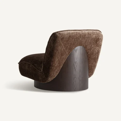 Fauteuil Puch marron et wengé Vical Home — vue 4