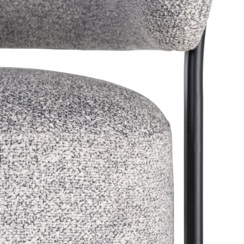 Fauteuil tapissé assise rembourrée Ixia 77 cm — vue 4