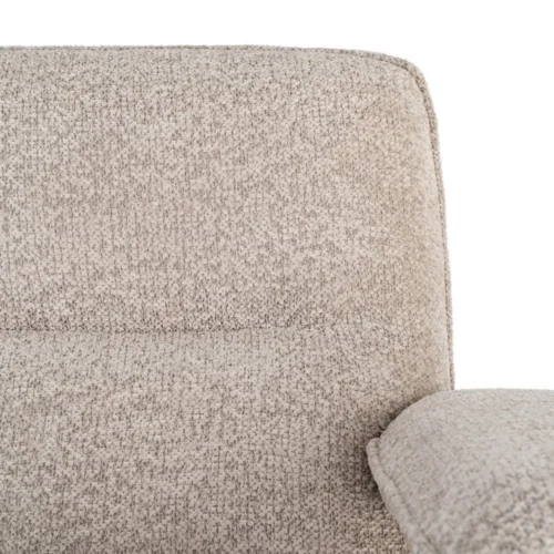 Fauteuil tapissé beige Ixia 97 cm — vue 9