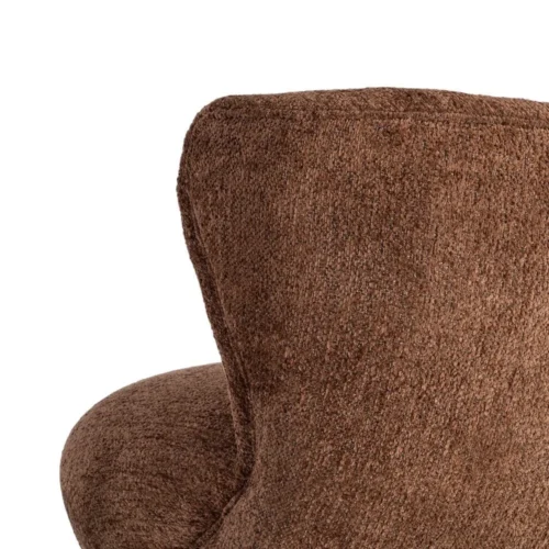 Fauteuil tapissé marron Ixia 78 cm — vue 4