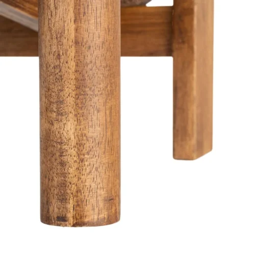 Fauteuil tapissé marron Ixia 96 cm — vue 6