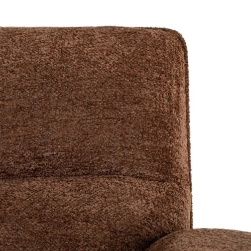 Fauteuil tapissé marron Ixia 96 cm — vue 9