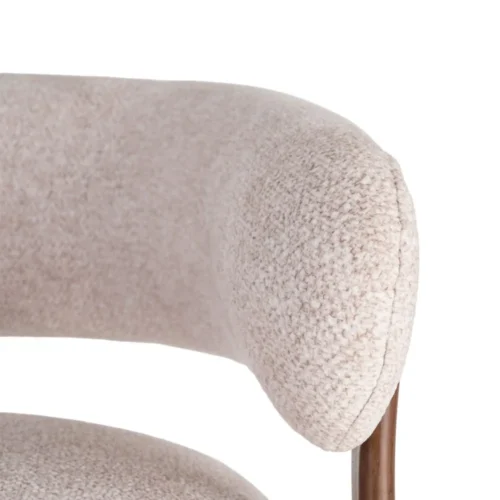 Fauteuil tapissé piètement fer Ixia 77 cm — vue 7