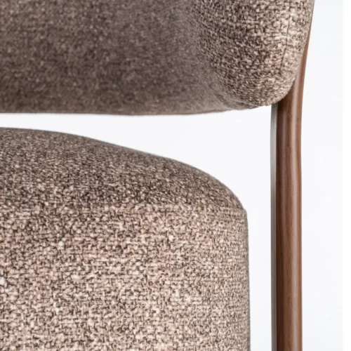 Fauteuil tapissé structure métal Ixia 77 cm — vue 4